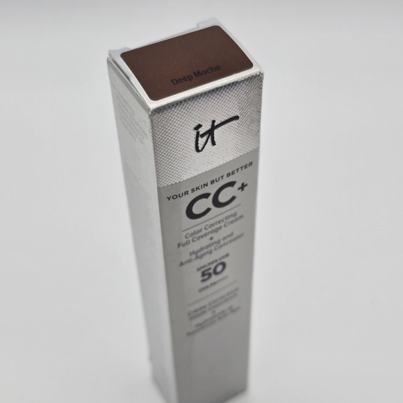 it cosmetics Other - It Cosmetics SPF 50 CC+ Full Coverage Cream Deep Mocha 1.08oz